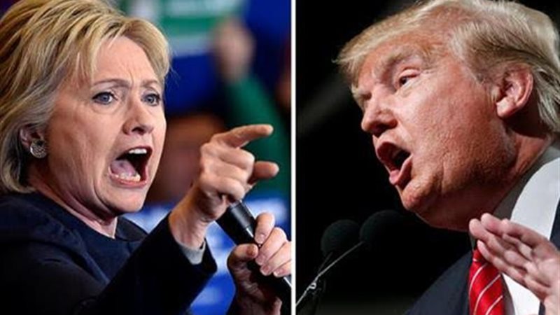 كلينتون وترامب يتبادلان