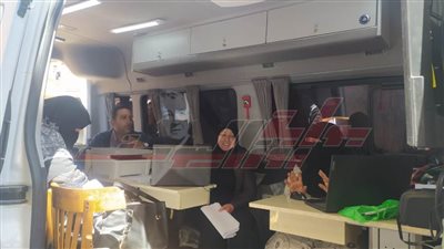 إقبال على سيارة المركز التكنولوجي المتنقلة بمدينة مسير وتقديم 142 خدمة للأهالي