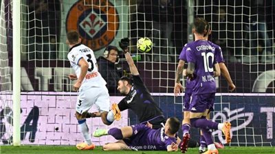 فيورنتينا يتعادل مع اتالانتا 1/1 في الدوري الايطالي
