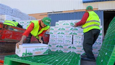 الأورمان وحصاد شهر رمضان بشمال سيناء.. توزيع 2000 كرتونة مواد غذائية 