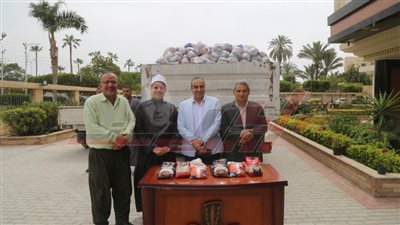 توزيع 32 ألف و 300 شنطة رمضانية على الأسر المستحقة بكفر الشيخ
