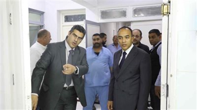 جولة مفاجئة لنائب محافظ المنيا بمستشفى الشيخ فضل التكاملي ببني مزار
