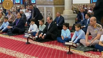 بث مباشر.. لأداء الرئيس السيسي لصلاة عيد الفطر المبارك