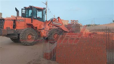 إزالة 7 حالات تعد على أراض زراعية وبناء مخالف بكفر الشيخ