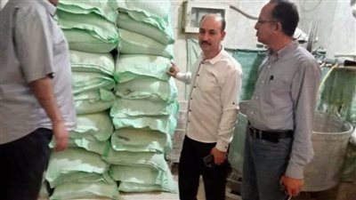 ضبط طن دقيق بلدي مدعم بغرض الاحتكار خلال حملة تموينية بملوي بالمنيا