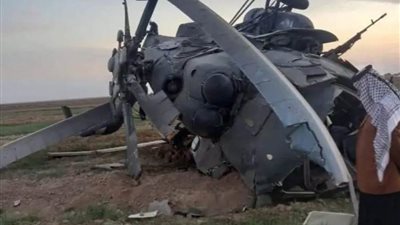 تحطم طائرة مسيرة للتحالف الدولي ضد داعش خارج كركوك شمال العراق