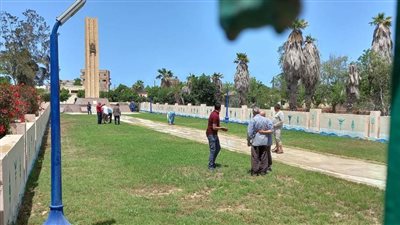 رفع معرض السلع الغذائية من ميدان المالح والإعداد لاستقبال الاحتفالات