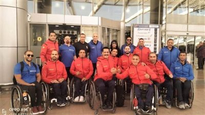 بعثة مصر للسلة بالكراسي المتحركة تتوجه للكويت للمشاركة في البطولة العربية