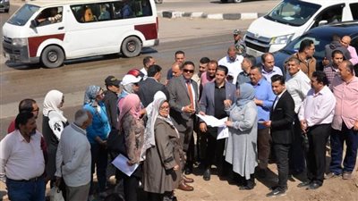 محافظ الدقهلية يتابع أعمال تطوير شارع الجيش بالمنصورة 