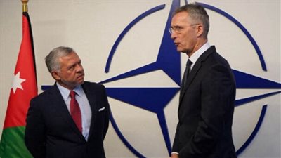 العاهل الأردني وأمين عام 