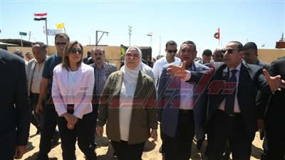 وزيرة الثقافة تفتتح مشروعات تنموية بالعريش والشيخ زويد.. وتثمن تعاون الوزارات 