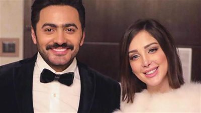 رد مختلف من تامر حسنى على إعلان بسمة بوسيل طلاقهما