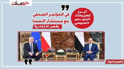 أبرز تصريحات الرئيس السيسي في المؤتمر الصحفي مع مستشار النمسا بقصر الاتحادية 