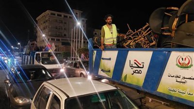 رئيس جهاز دمياط الجديدة: تنفيذ حملة مسائية لإزالة الإشغالات والقضاء على الظواهر العشوائية بالمدينة