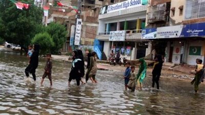 مصرع خمسة أشخاص جراء الأمطار الغزيرة جنوب باكستان