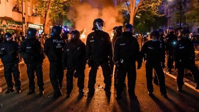 انتهاء مظاهرة عيد العمال الثوري قبل وصولها إلى وجهتها في العاصمة الألمانية