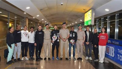 القوات المسلحة تستقبل الأبطال الرياضيين المشاركين في بطولتي كأس العالم للخماسى الحديث والجائزة الكبرى لألعاب القوى