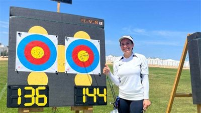 نانسي الجبيلي تحقق رقمًا جديدًا في البطولة العربية للقوس والسهم