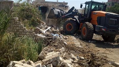 إزالة 55 حالة تعد ببني سويف