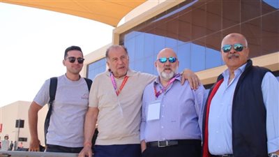  رئيس الاتحاد الدولي للرماية يتفقد ميادين العاصمة الإدارية 