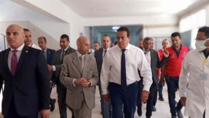 وزير الصحة بمستشفى