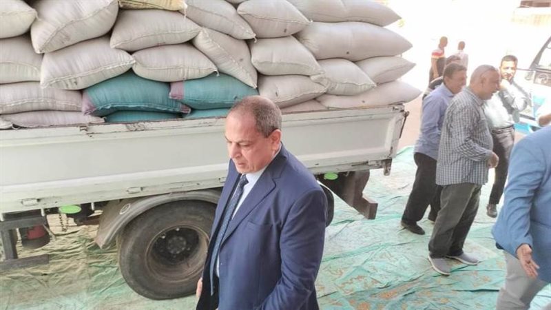 توريد القمح بالمنيا