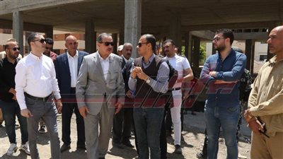 محافظ كفر الشيخ ونائبه يتفقدان المشروعات الخدمية بقرى الجزيرة الخضراء