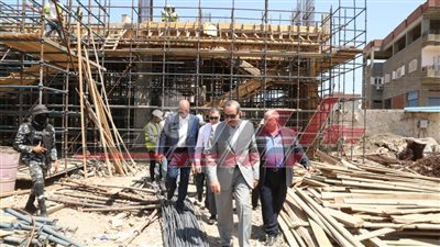 جولة تفقدية لموقع إنشاء مستشفى مطوبس ضمن مبادرة 