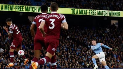 مانشستر سيتي يزين قمة جدول البريميرليج بثلاثية أمام وست هام