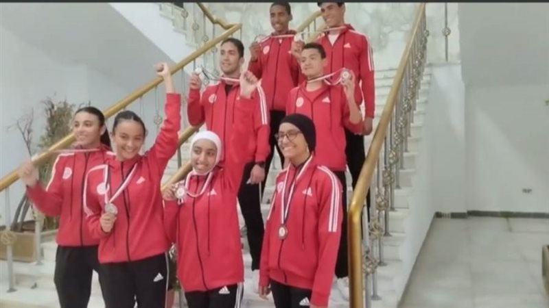 ميداليات ذهبية لشباب