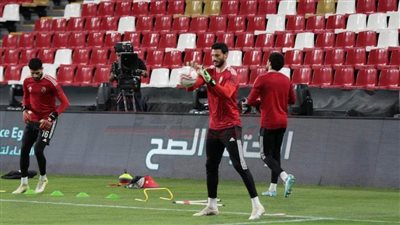 التدريبات النهائية للأهلي قبل مواجهة بيراميدز في السوبر المصري بالإمارات