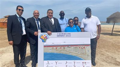 شريف مصطفى يشارك في الاجتماع التحضيري لدورة الألعاب الإفريقية الشاطئية بتونس