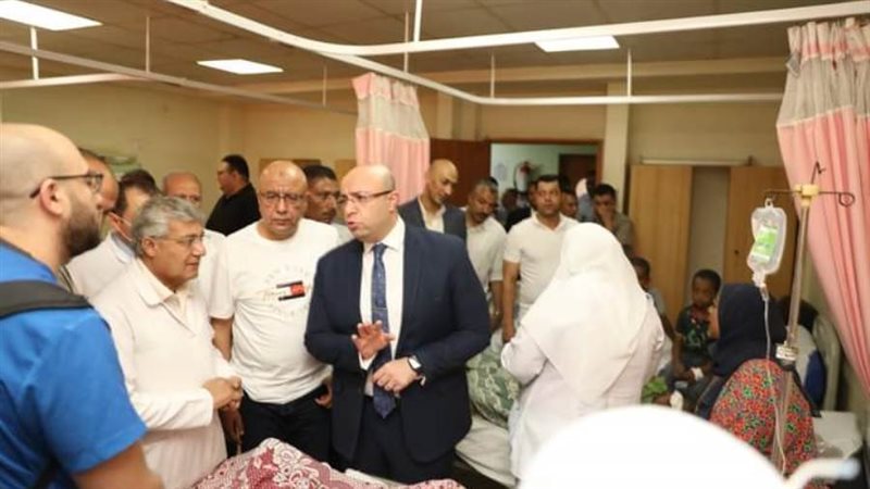 محافظ بنى سويف يتابع