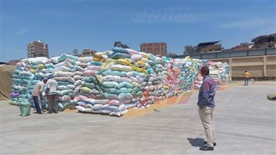 توريد 66806 أطنان و238 قمح لشون وصوامع كفر الشيخ