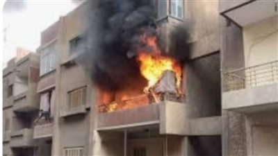 اندلاع حريق في شقة سكنية بحي الزهور بالوادي الجديد 