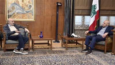 بري يبحث مع جنبلاط المستجدات السياسية بلبنان والملف الرئاسي وملف النازحين السوريين