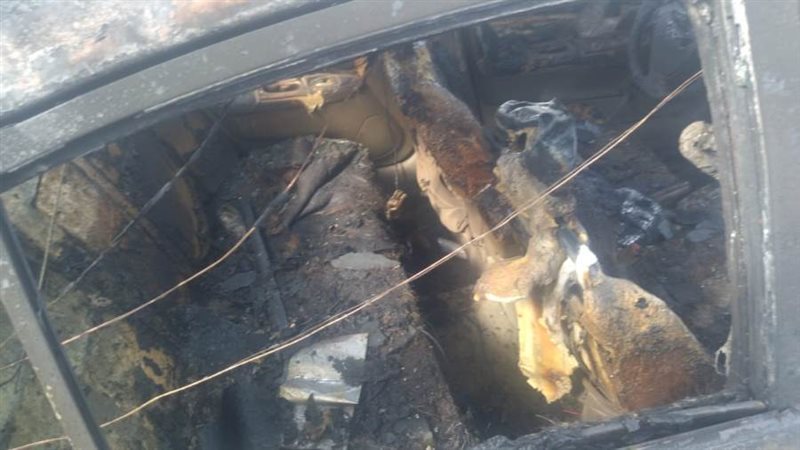 حريق فى 4 سيارات