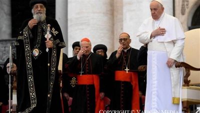 نص كلمة البابا فرنسيس في ساحة القديس بطرس بحضور البابا تواضروس الثاني