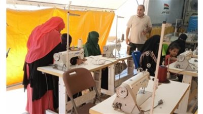 قوى عاملة الوادي الجديد دورات تدريبية علي التفصيل والخياطة للفتيات والكهرباء للشباب 