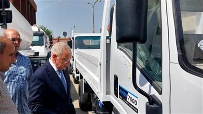 معدات وسيارات جديدة دعم لشركة مياه القليوبية 