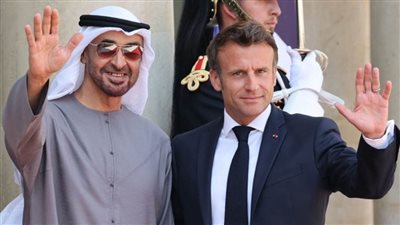 الرئيس الفرنسي يستقبل نظيره الإماراتي