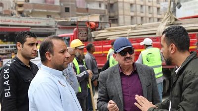 صرف إسكندرية: جولة ميدانية لمتابعة أعمال مشروعات فصل مياه الأمطار بالإسكندرية