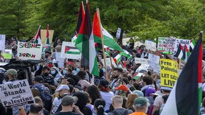 تظاهرتان في لندن وباريس تنديدا بالعدوان الإسرائيلي على الشعب الفلسطيني   