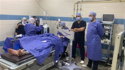 يوم فى حب مصر.. إجراء ٥٢ عملية إزالة مياه بيضاء وزرع عدسة بمستشفى الرمد بدمنهور