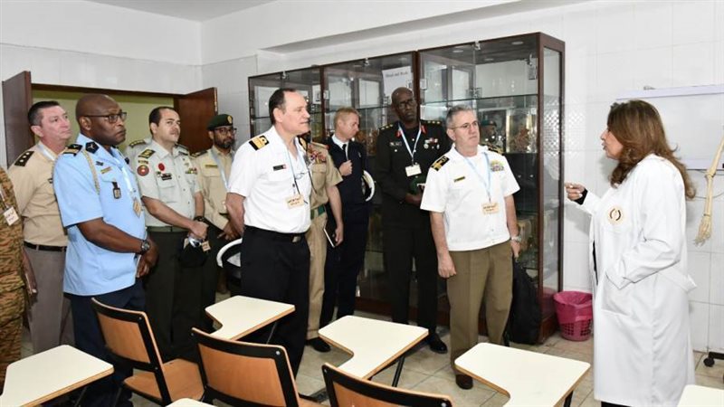 زيارة للملحقين العسكريين