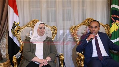 نيفين القباج تفتتح مركزًا لتدريب وتنمية الموارد البشرية بالمنيا