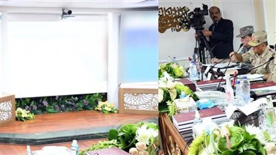 وزير الدفاع يشهد تنفيذ مشروع مراكز القيادة التخصصى (شرف - 2)