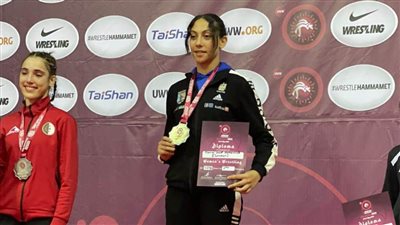 البحيرة تحصد الميدالية الذهبية في بطولة إفريقيا للمصارعة المقامة بتونس