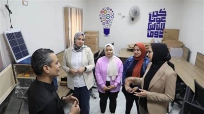 نائب محافظ الوادي الجديد تتابع البرامج التدريبية المُنفذة بمركز 