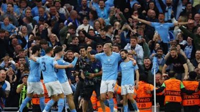 مانشستر سيتي يقترب من نهائي الأبطال بهدفين في شباك ريال مدريد